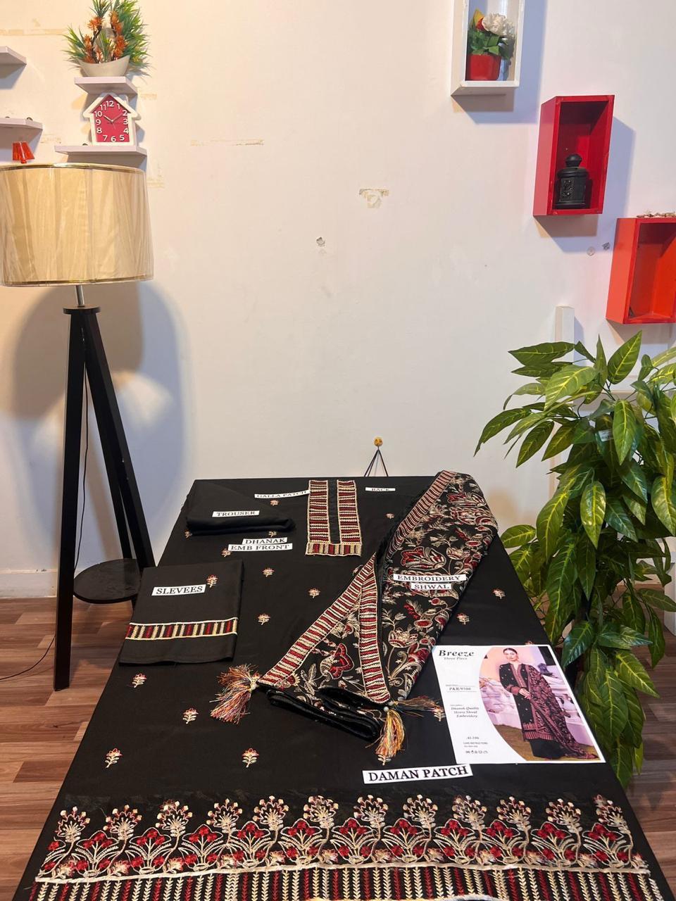 Bareeze 3pc Winter Embroidery