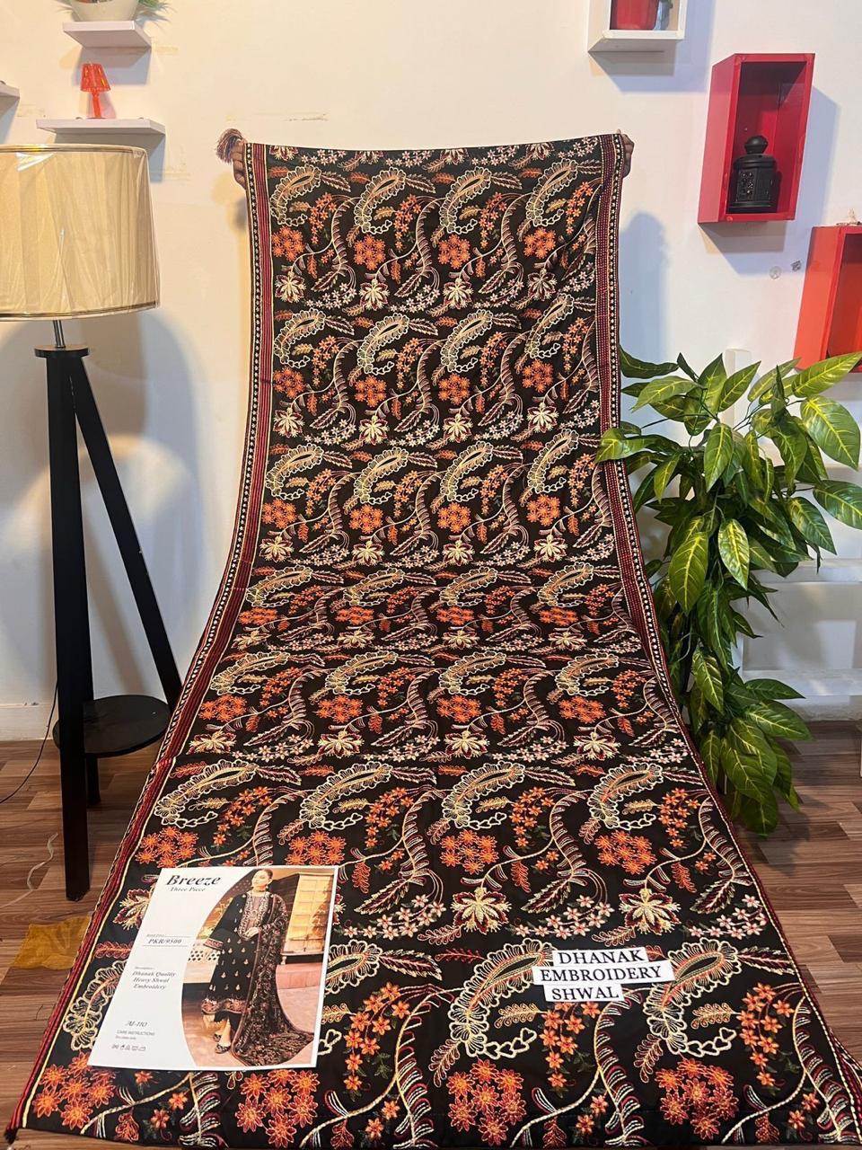 Bareeze 3pc Winter Embroidery