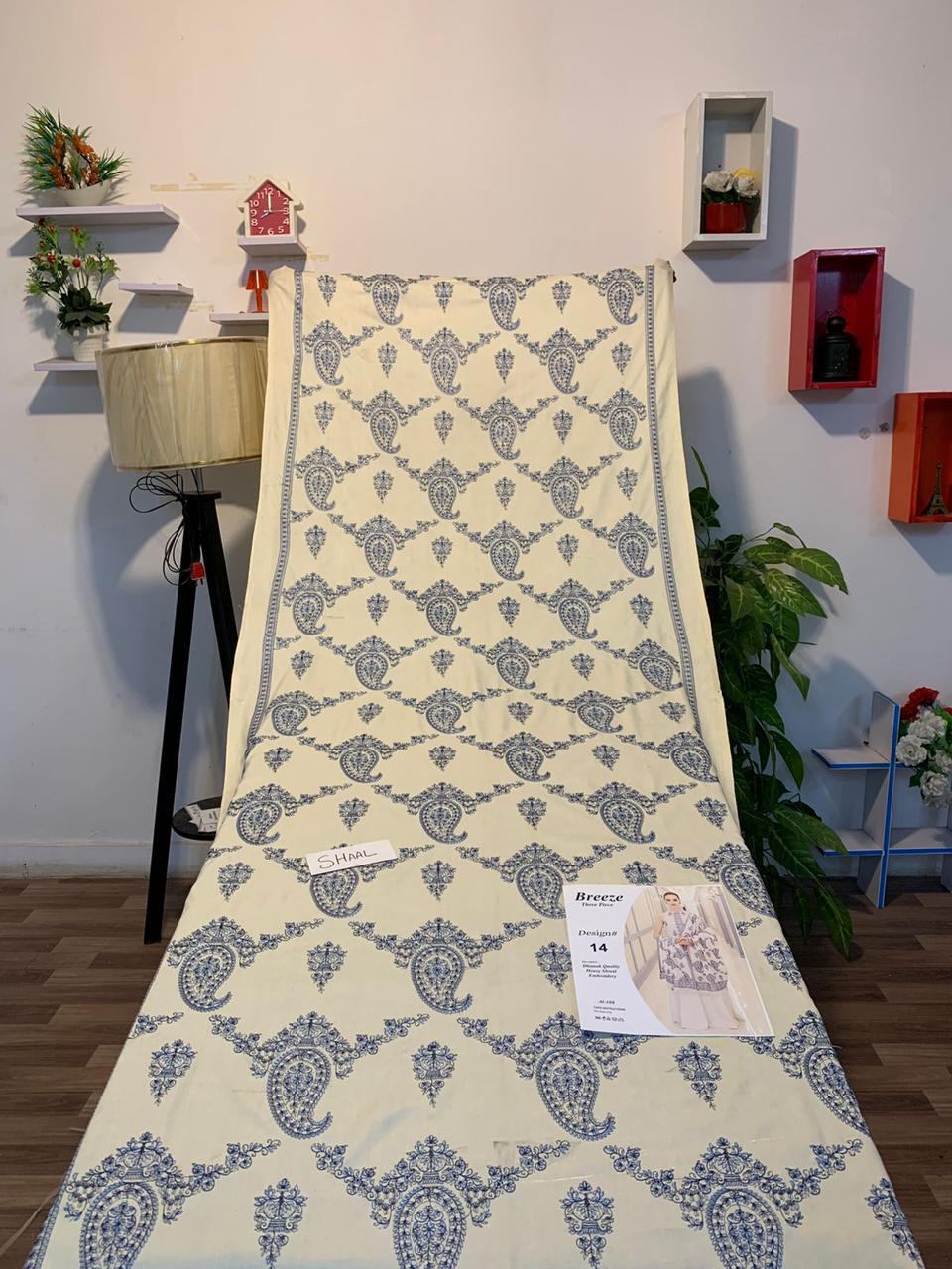 Bareeze 3pc Winter Embroidery