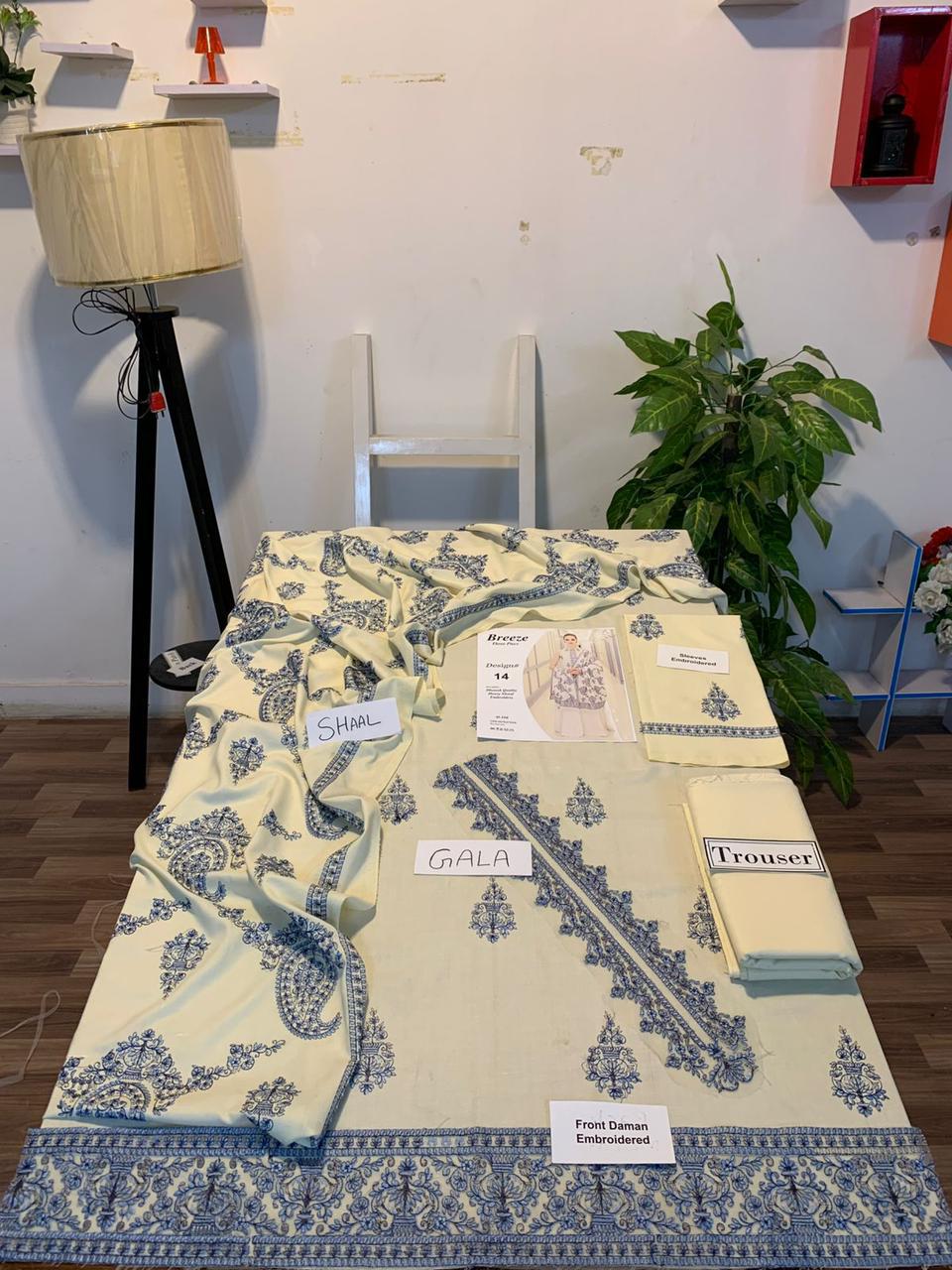 Bareeze 3pc Winter Embroidery