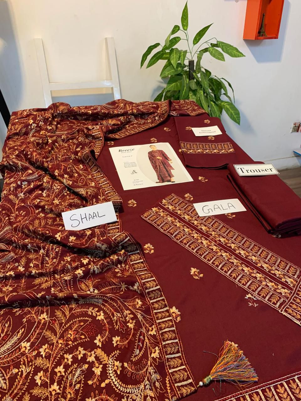 Bareeze 3pc Winter Embroidery