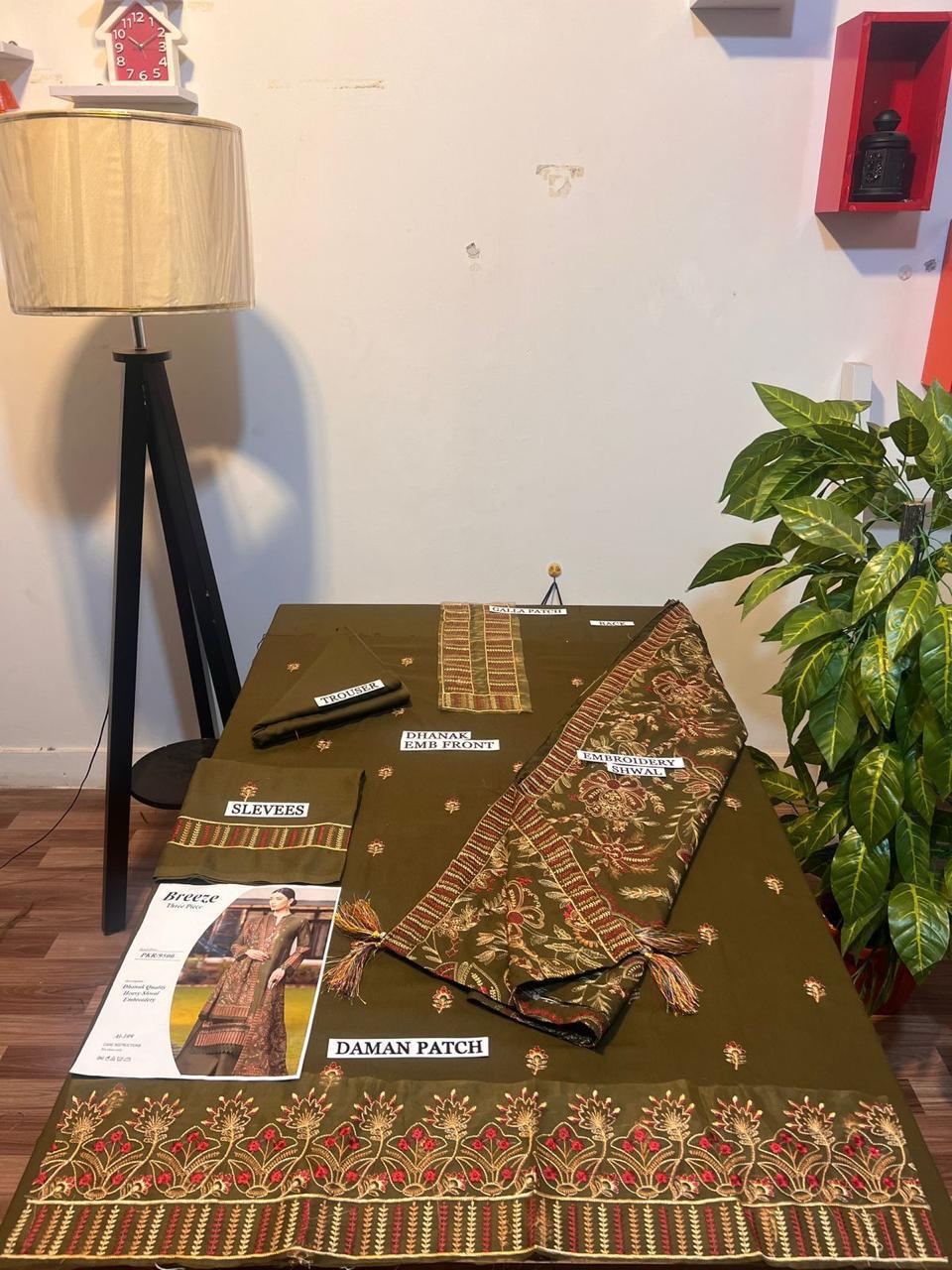 Bareeze 3pc Winter Embroidery