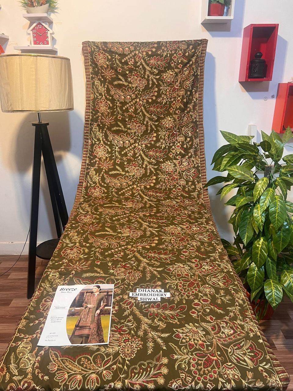 Bareeze 3pc Winter Embroidery