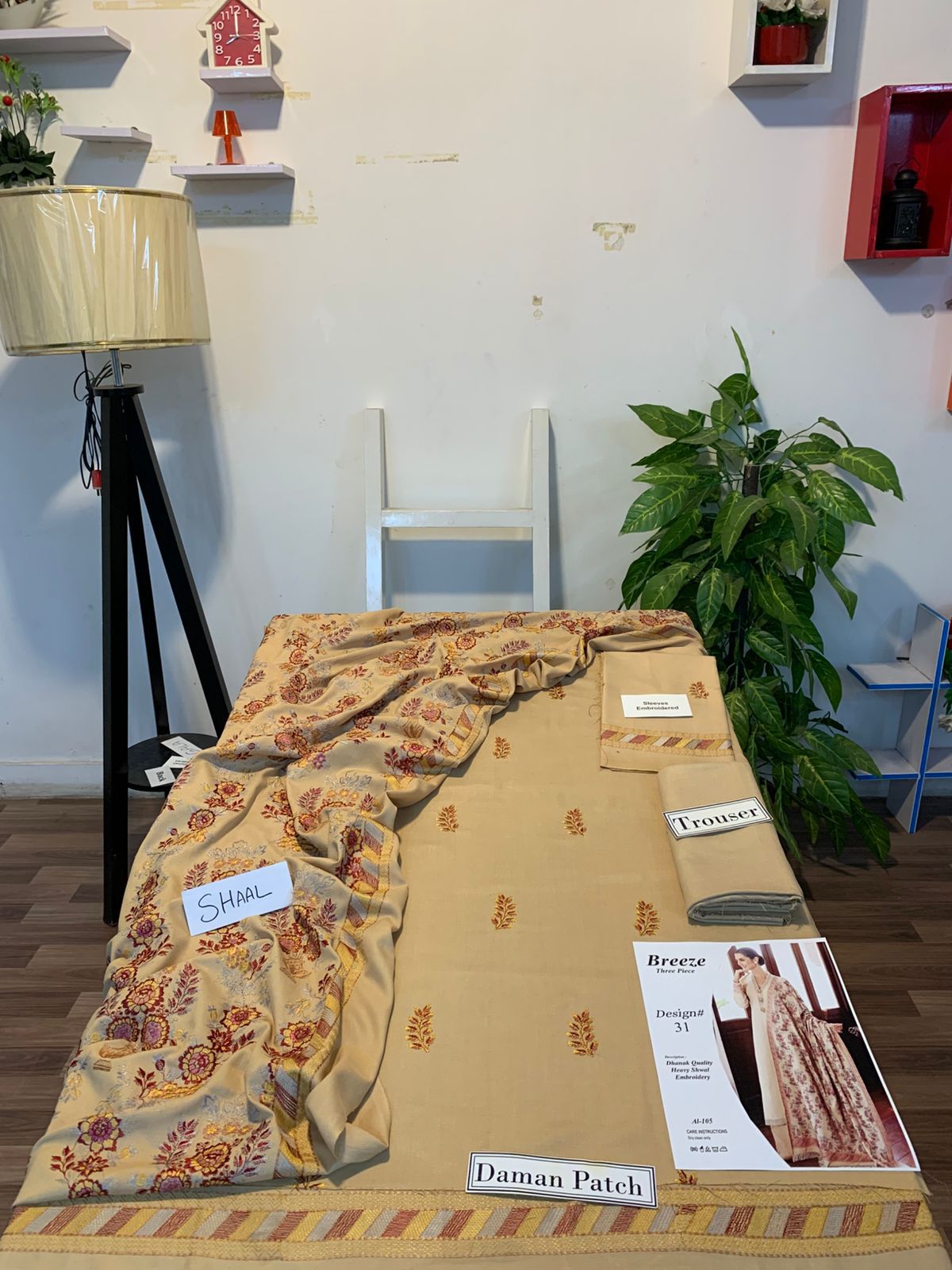 Bareeze 3pc Winter Embroidery