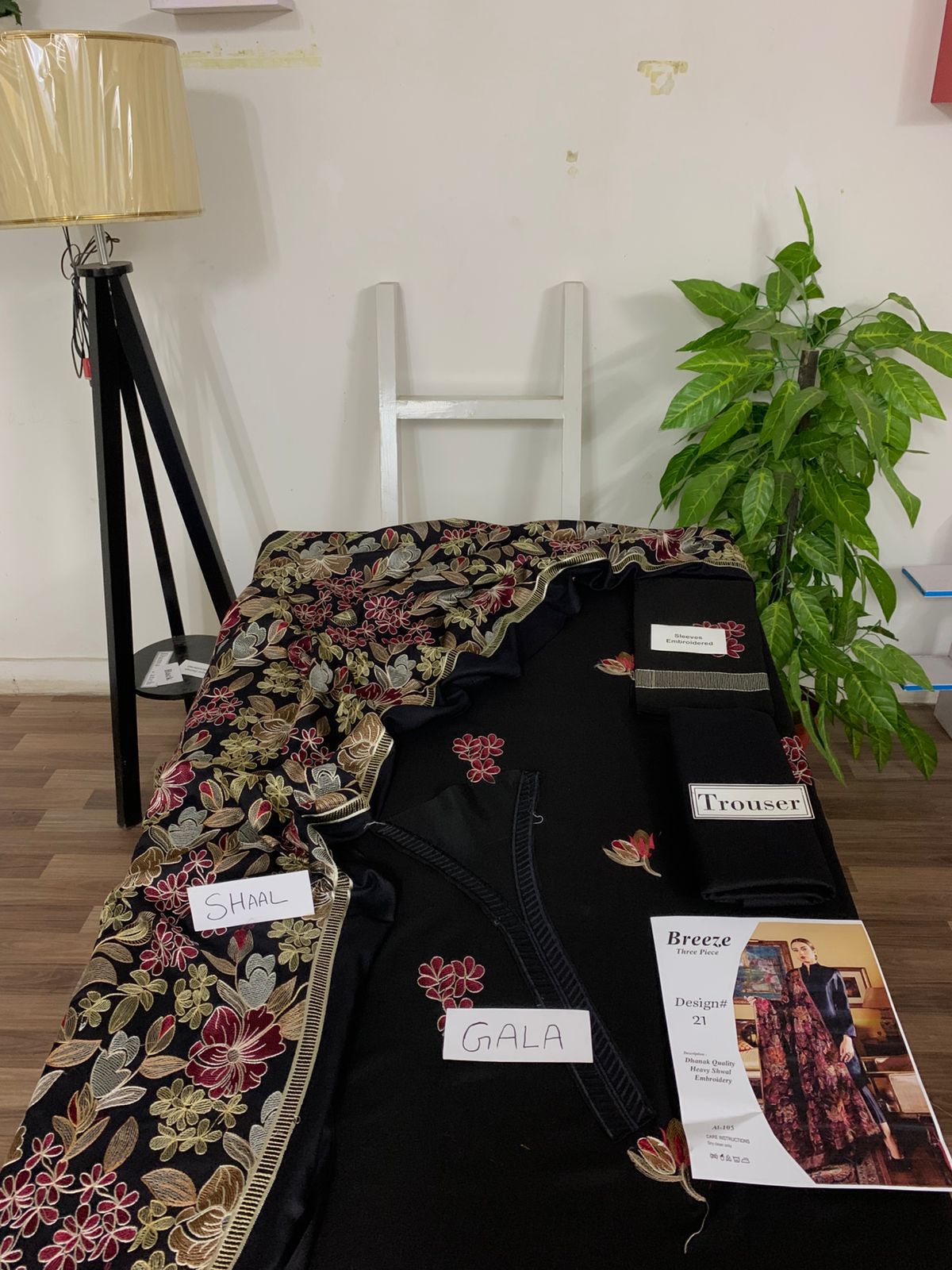 Bareeze 3pc Winter Embroidery