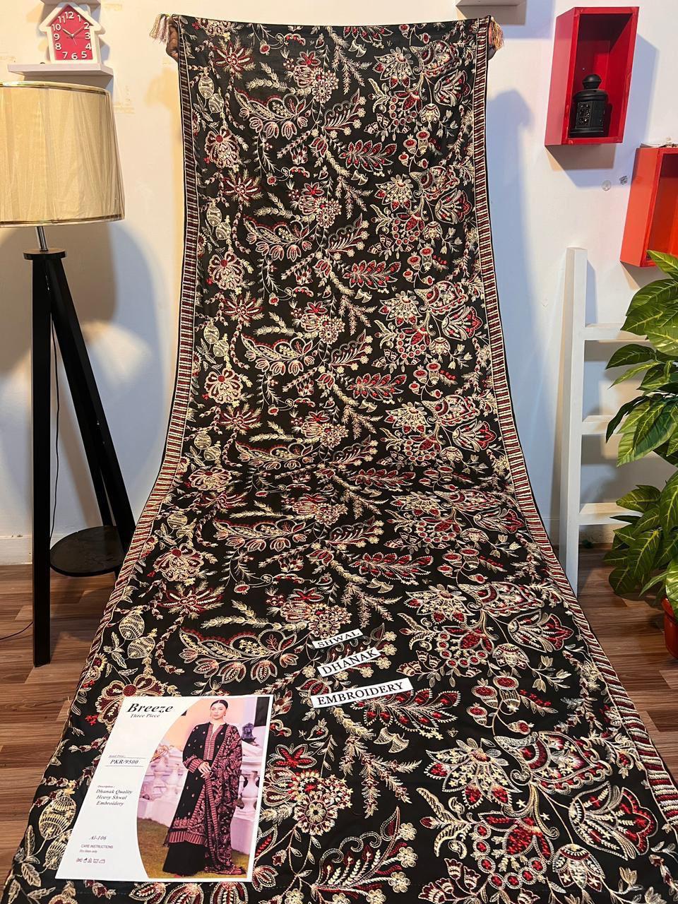 Bareeze 3pc Winter Embroidery