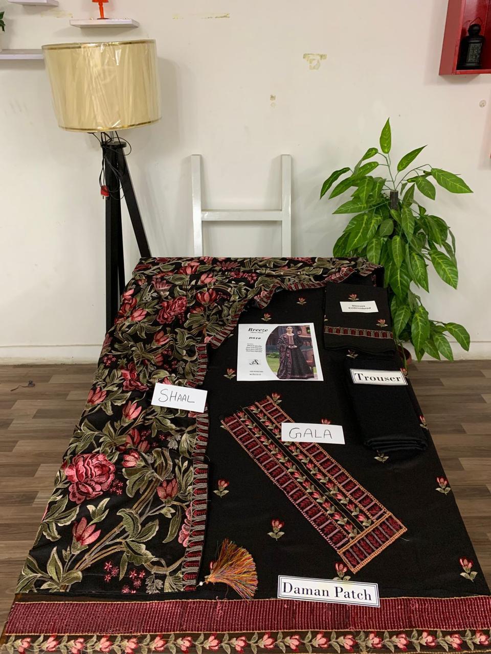 Bareeze 3pc Winter Embroidery