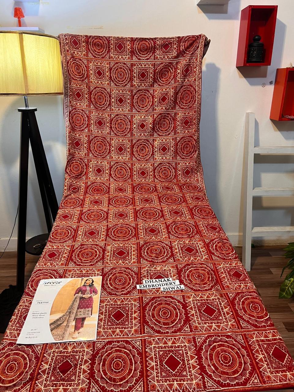 Bareeze 3pc Winter Embroidery